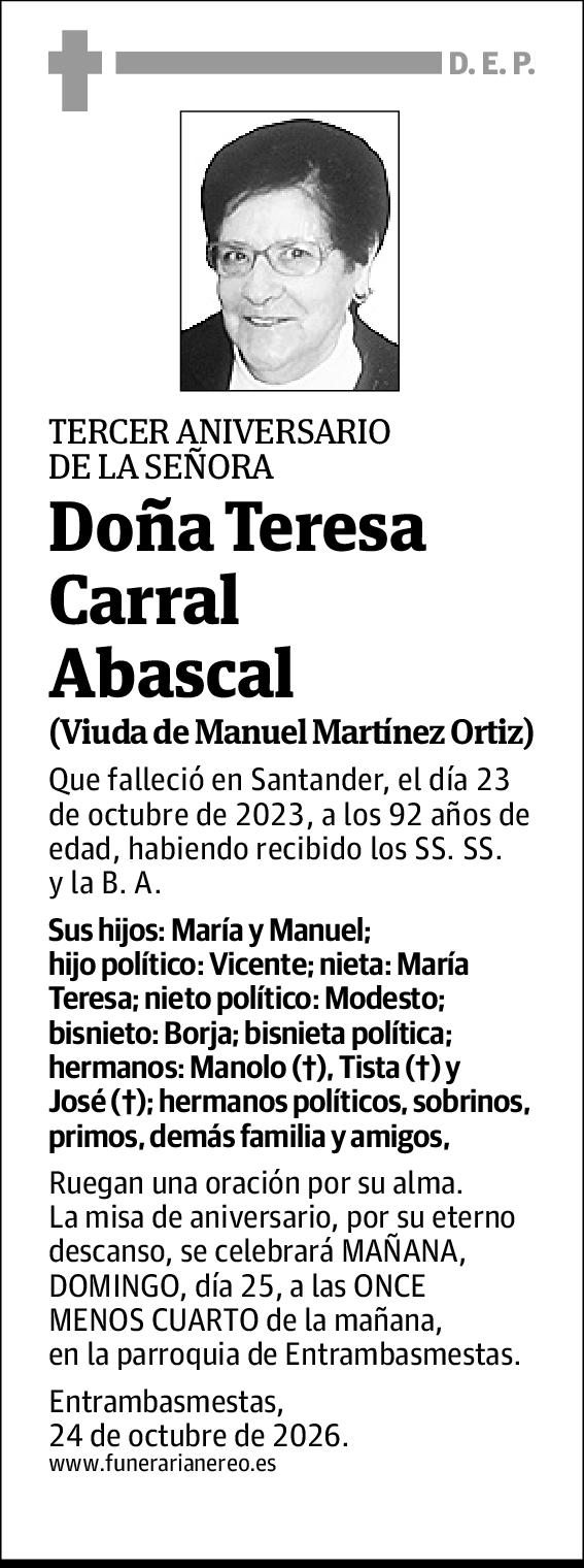 Teresa Carral Abascal
