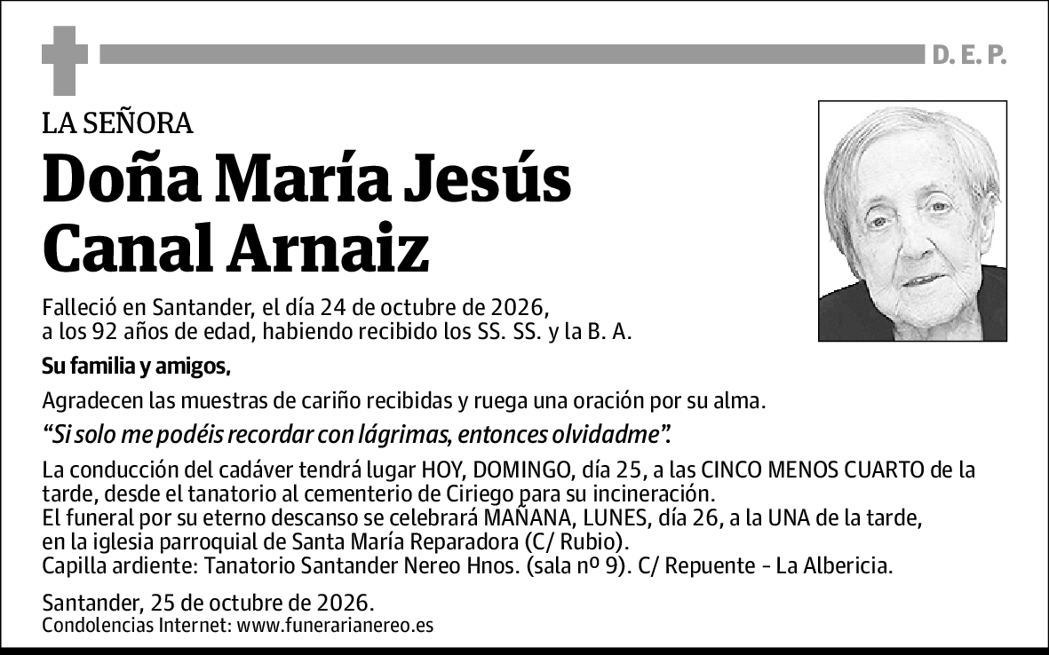 María Jesús Canal Arnaiz