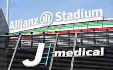 Entrada al centro médico de la Juventus en el Allianz Stadium./Reuters