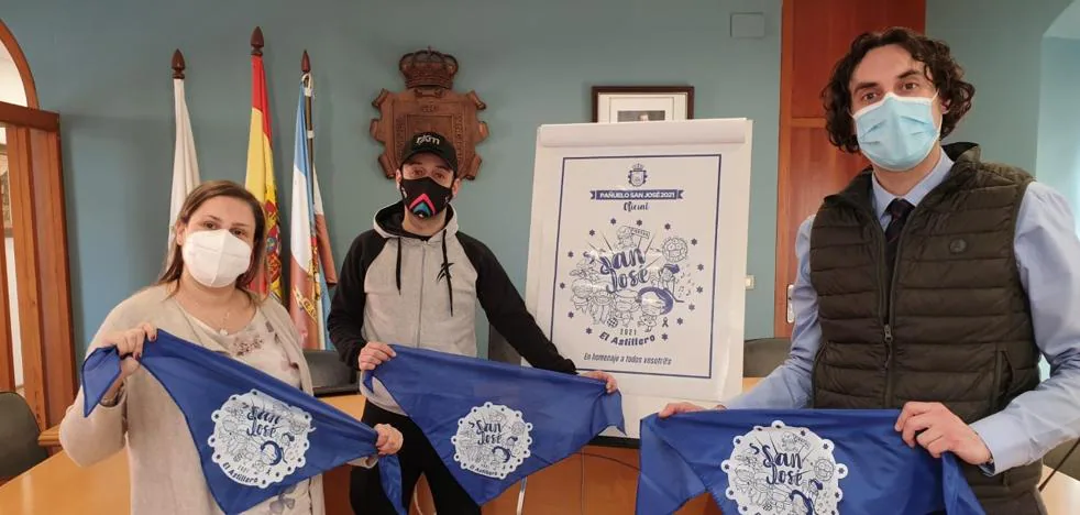 The handkerchiefs of the San José festivities pay tribute to the fight against the covid