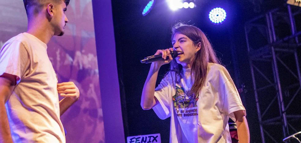 Rapper Sara Socas makes history at the improvisation party in Santander