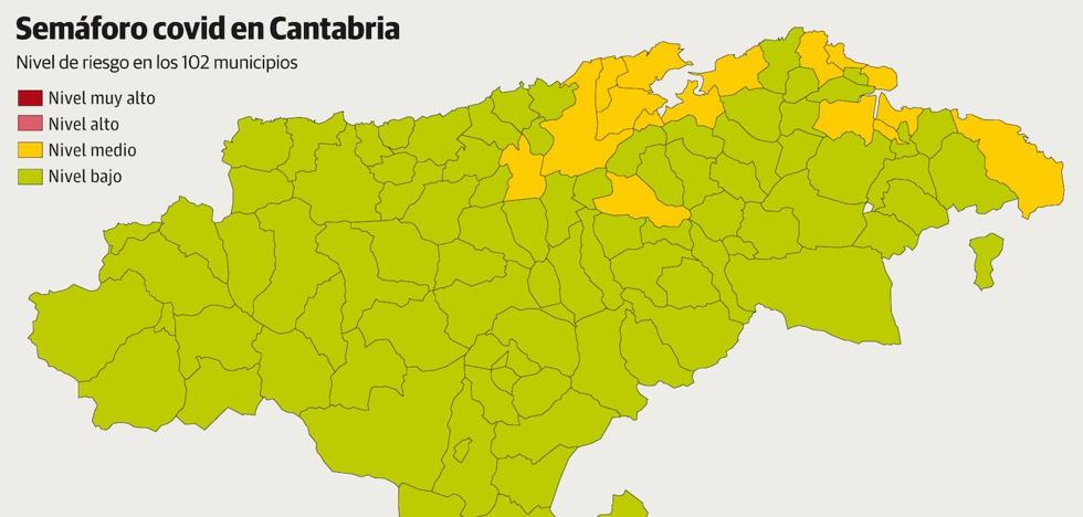 El Semaforo Covid Situa A 16 Municipios En Nivel 2 De Alerta Siete Mas Que La Pasada Semana El Diario Montanes