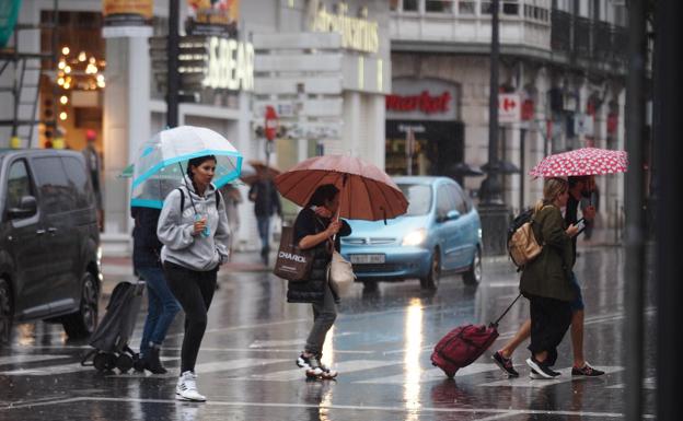 Santander, segundo punto de España donde más ha llovido en la mañana